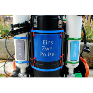 NAKLEJKA 13 * 6 CM DILUENT SZARA 2