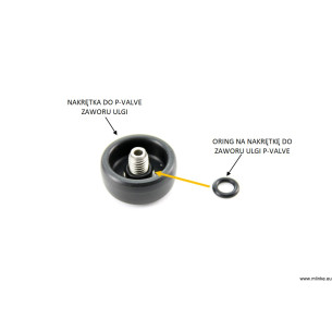 oring na nakrętkę do P-VALVE zaworu ulgi, oring, P-VALVE, zawór ulgi